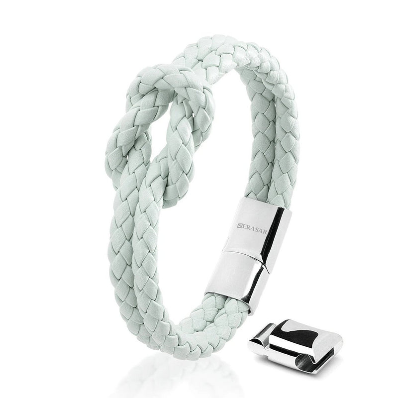 Leren armband "Knoop"