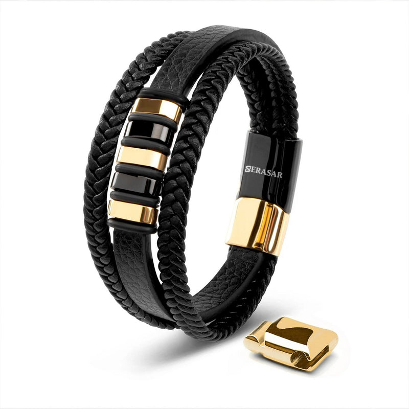 Leren armband "Glorie"