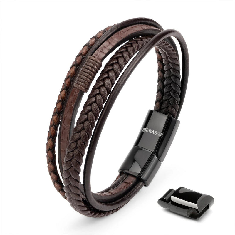 Leren armband "Wild"