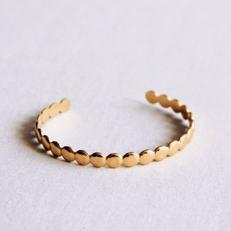 Bangle stippen - goud